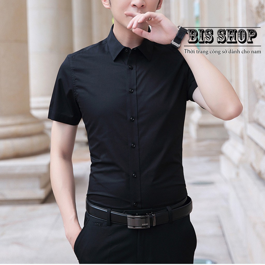 Áo sơ mi nam ngắn tay | BigBuy360 - bigbuy360.vn