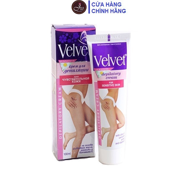 Kem Tẩy Lông Velvet Nga 100ml