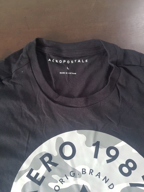 Áo thun nam Aero, hàng xuất xịn