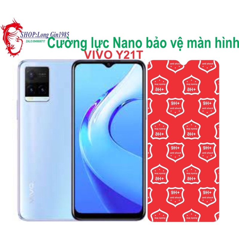 Vivo Y21T Cường lực Nano chống va đập chống trầy xước tốt