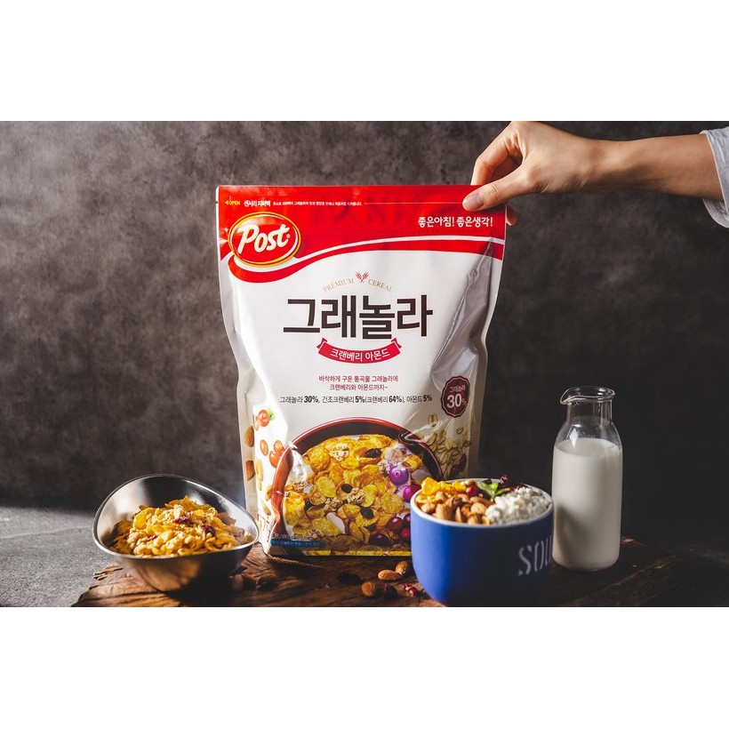 [DONGSUH] VẢY NGŨ CỐC HẠNH NHÂN VIỆT QUẤT 350G - [동서] 포스트 그래놀라 크랜베리 350G