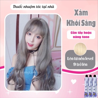 Thuốc Nhuộm Tóc Màu XÁM KHÓI SÁNG, nhuôm tại nhà | Vuong.hair