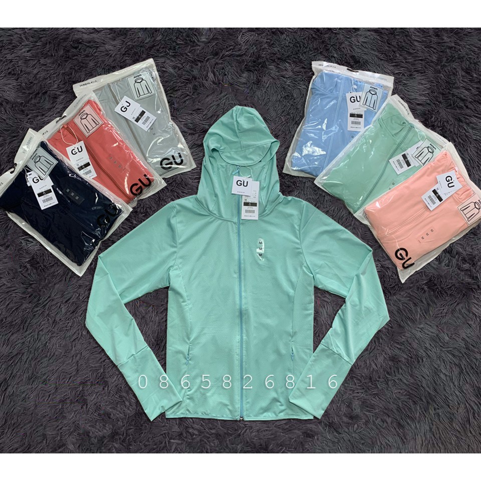 Áo chống nắng Nữ GU thông hơi chống tia UV bản cao cấp | BigBuy360 - bigbuy360.vn