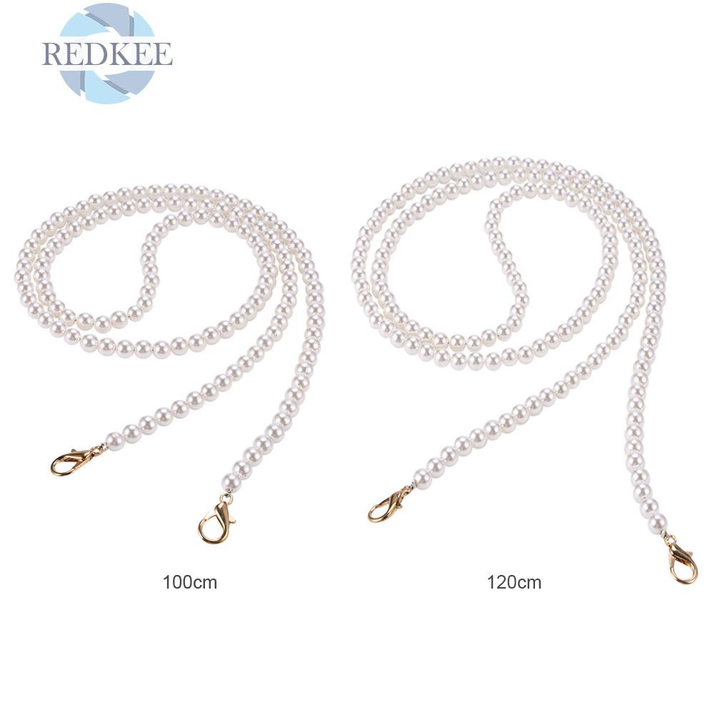 Dây Đeo Túi Xách Đính Hạt Ngọc Trai Thời Trang Cho Nữ