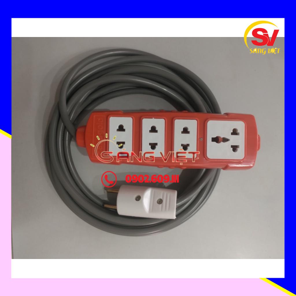 Ổ cắm điện chịu nhiệt 6000W CHỐNG CHÁY, CÔNG SUẤT LỚN, AN TOÀN hiệu Panagold dây điện bọc nguồn 10 mét
