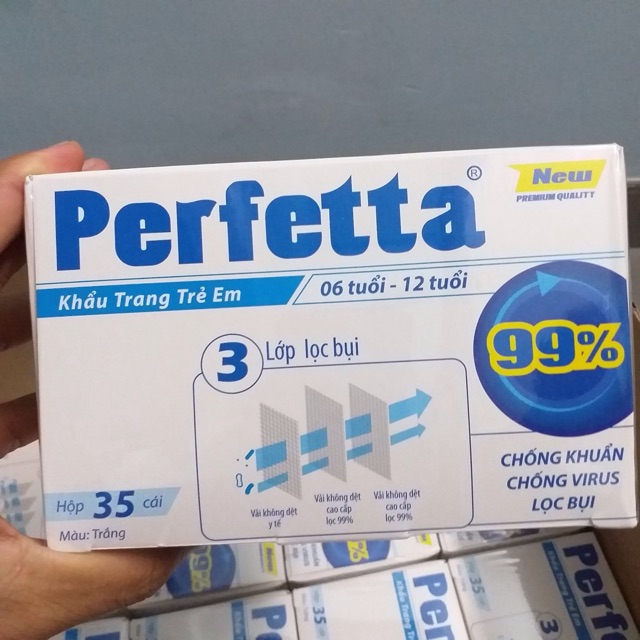 Khẩu trang trẻ em Perfetta cho bé | BigBuy360 - bigbuy360.vn