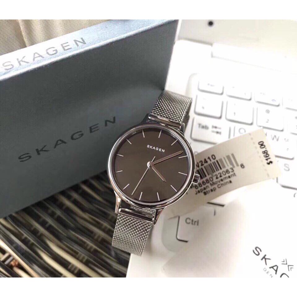 Đồng hồ skagen nữ size 30mm dây kim loại