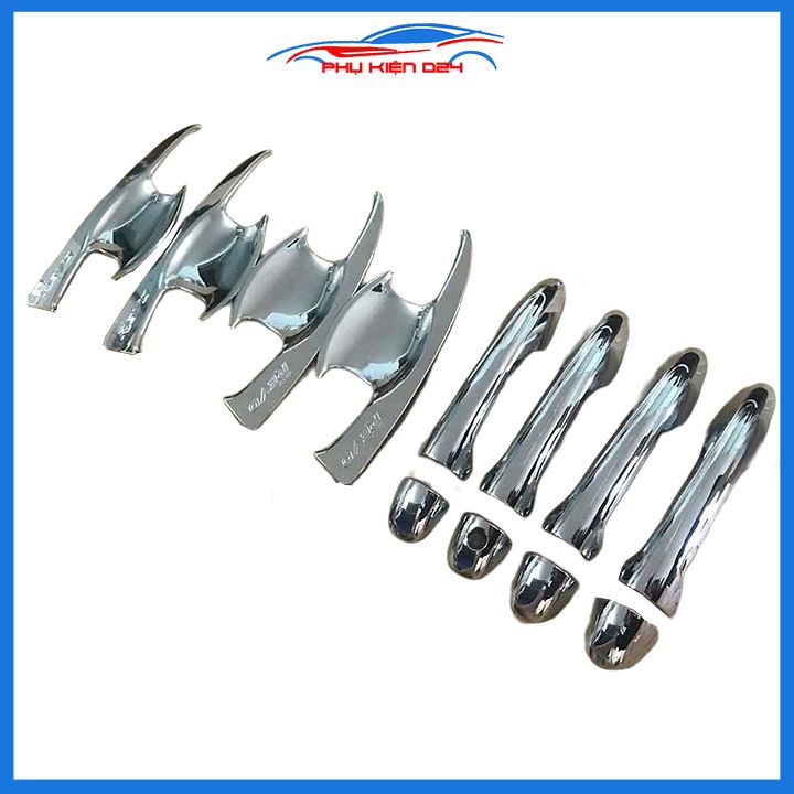 Ốp tay hõm mạ crom Hilux 2016-2023 sáng bóng chống trầy bảo vệ cửa xe ô tô