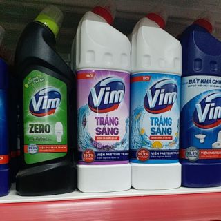 Nước/ gel tẩy bồn cầu & nhà tắm VIM diệt khuẩn 900ml /500ml các loại.