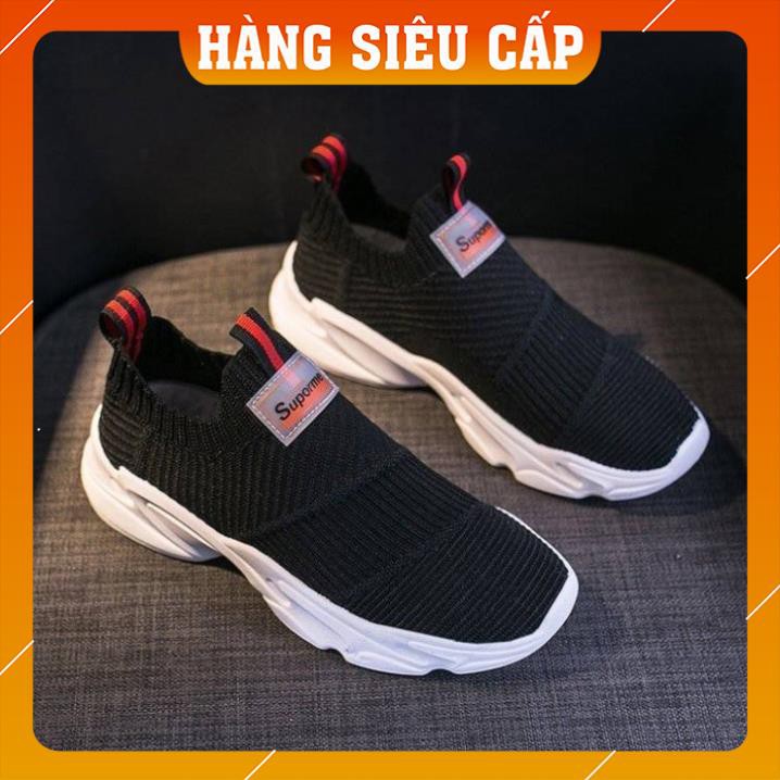 GIÀY LƯỜI NỮ,GIAỲ MỌI NỮ ĐẾ ĐỘN ,GIAỲ SLIP ON HÀNG HIỆU GIÁ RẺ (ĐEN - HỒNG) GN384 | BigBuy360 - bigbuy360.vn