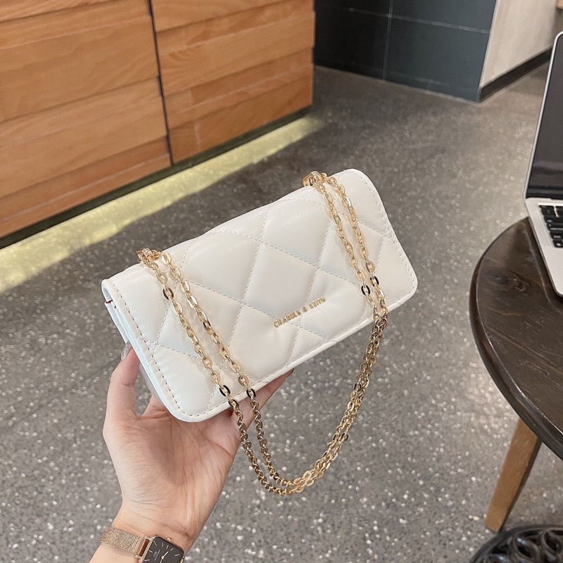 Túi xách nữ CNK ô trám mini da mịn 2mau s18cm hot 2022 #shopxuhướng