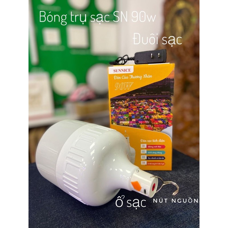 Bóng đèn LED SẠC (6-8h) siêu sáng, sạc bằng USB (30W-90W) hàng chính hãng, sẵn có