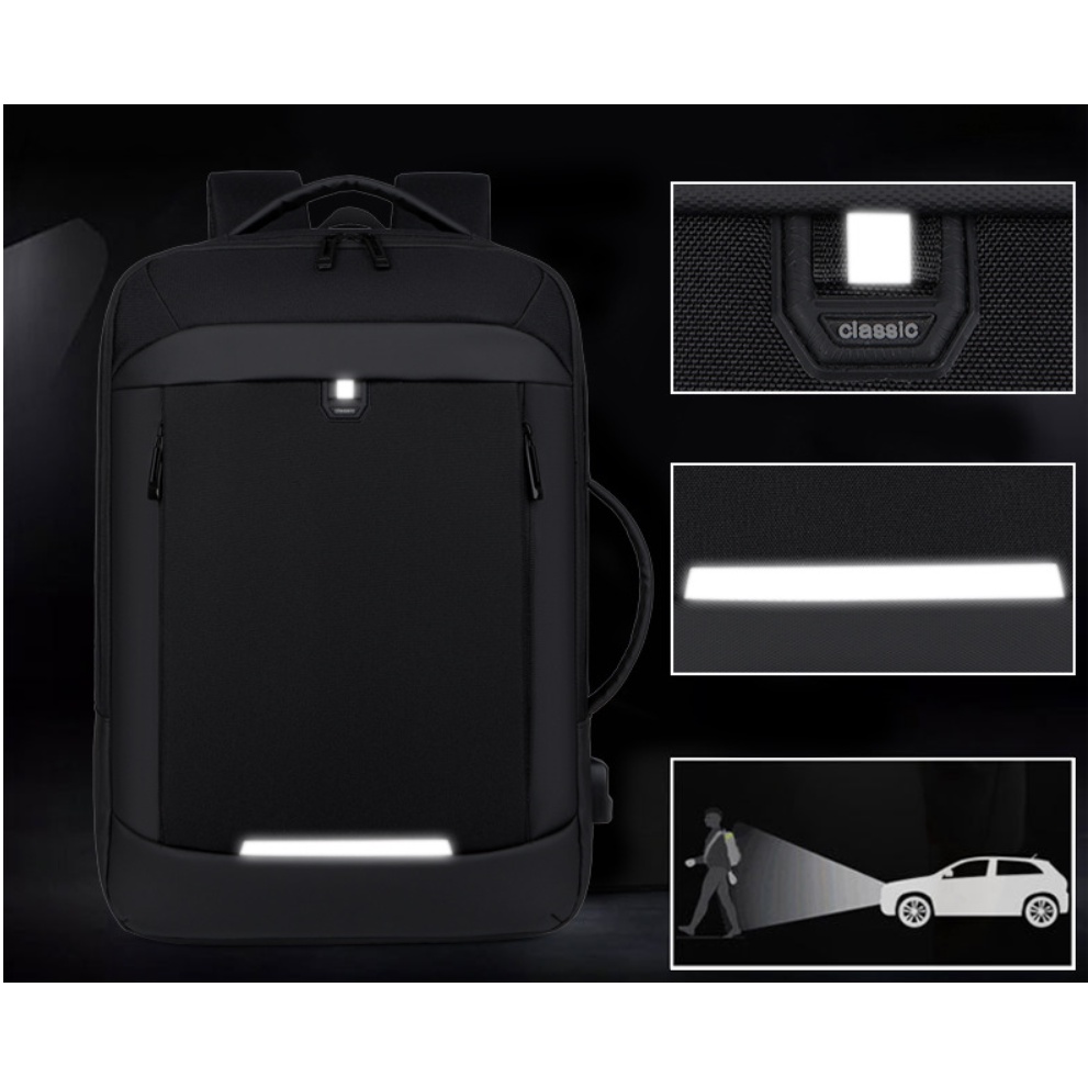 Balo laptop nam thông minh đa năng cao cấp phong cách mới