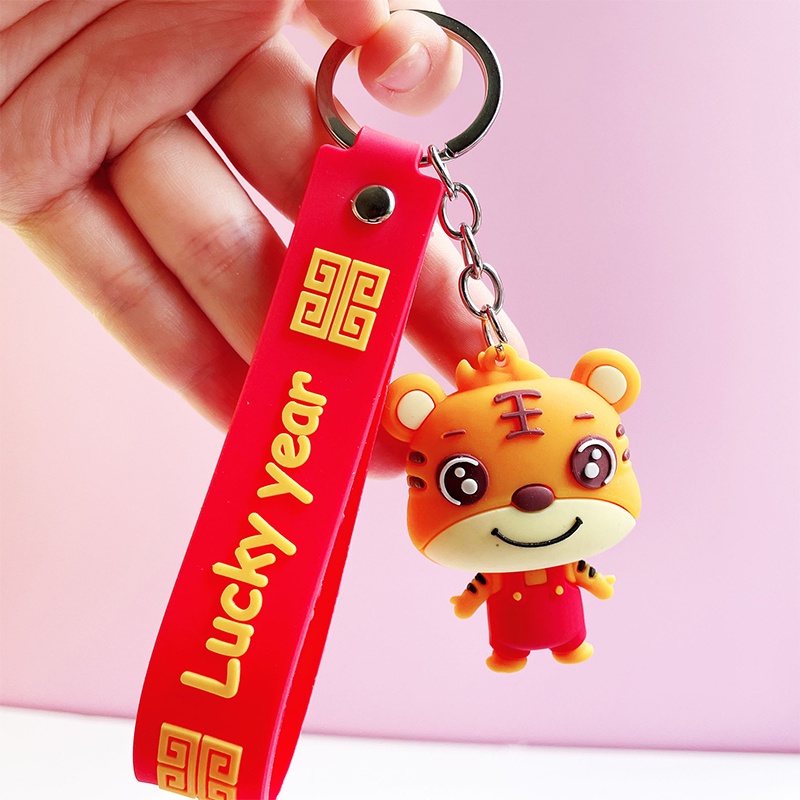 2022 Trang trí nhẫn chìa khóa năm mới Lễ hội mùa xuân phim AKKU