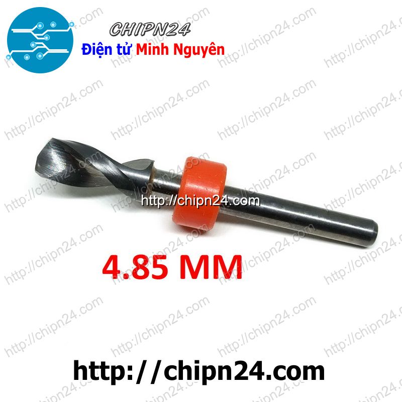 [1 CÂY] Mũi khoan mạch in CNC 4.85mm (Mạch điện tử, PCB)