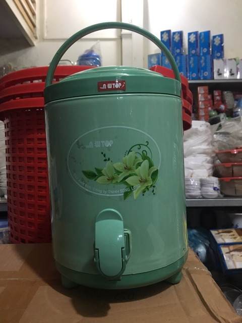 Bình giữ nhiệt Family có vòi 4 lít nhựa Song Long