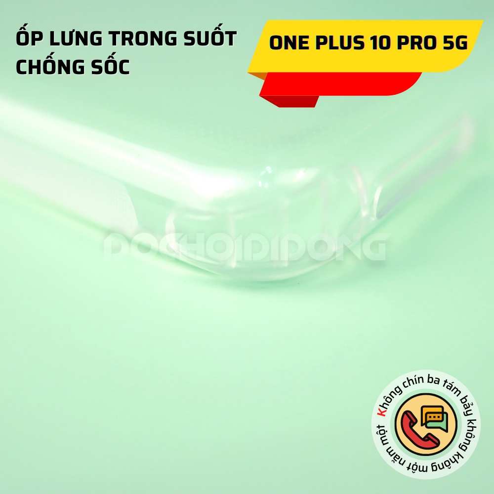 Ốp Lưng Dẻo Trong Suốt Cho Oneplus 10 Pro 5g Chống Sốc Bảo Vệ Camera