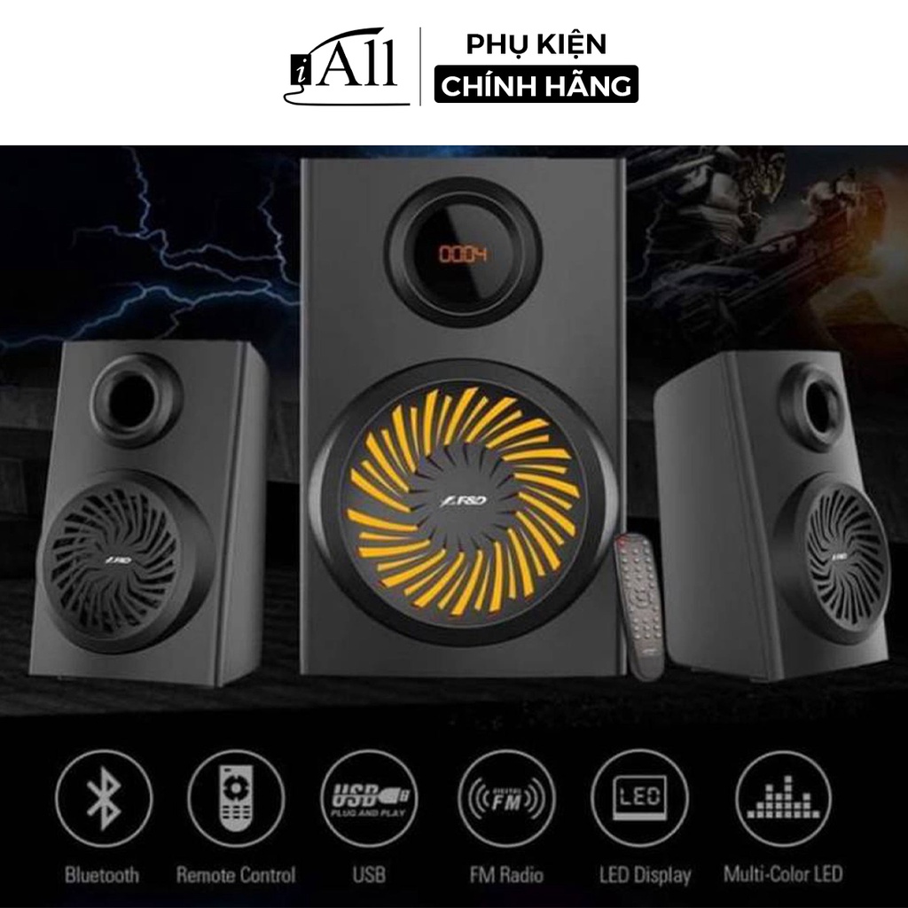 Loa bluetooth không dây F&amp;D F190X chuẩn âm thanh 2.1 cho máy tính, pc - iAll Store