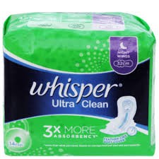 BĂNG VỆ SINH WHISPER 14SX24 SM CANH DEM