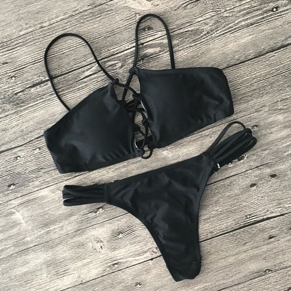 Bikini cao cấp dây đan ngực