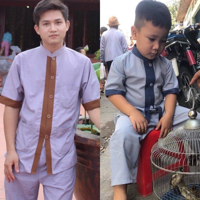 ĐỒ LAM ĐI CHÙA # Lãnh tụ phối ba và bé