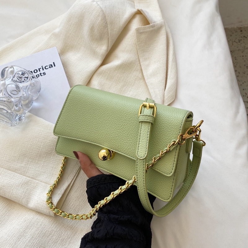 Túi đeo chéo vai IELGY quai xích chất lượng cao dễ phối đồ thời trang cho nữ