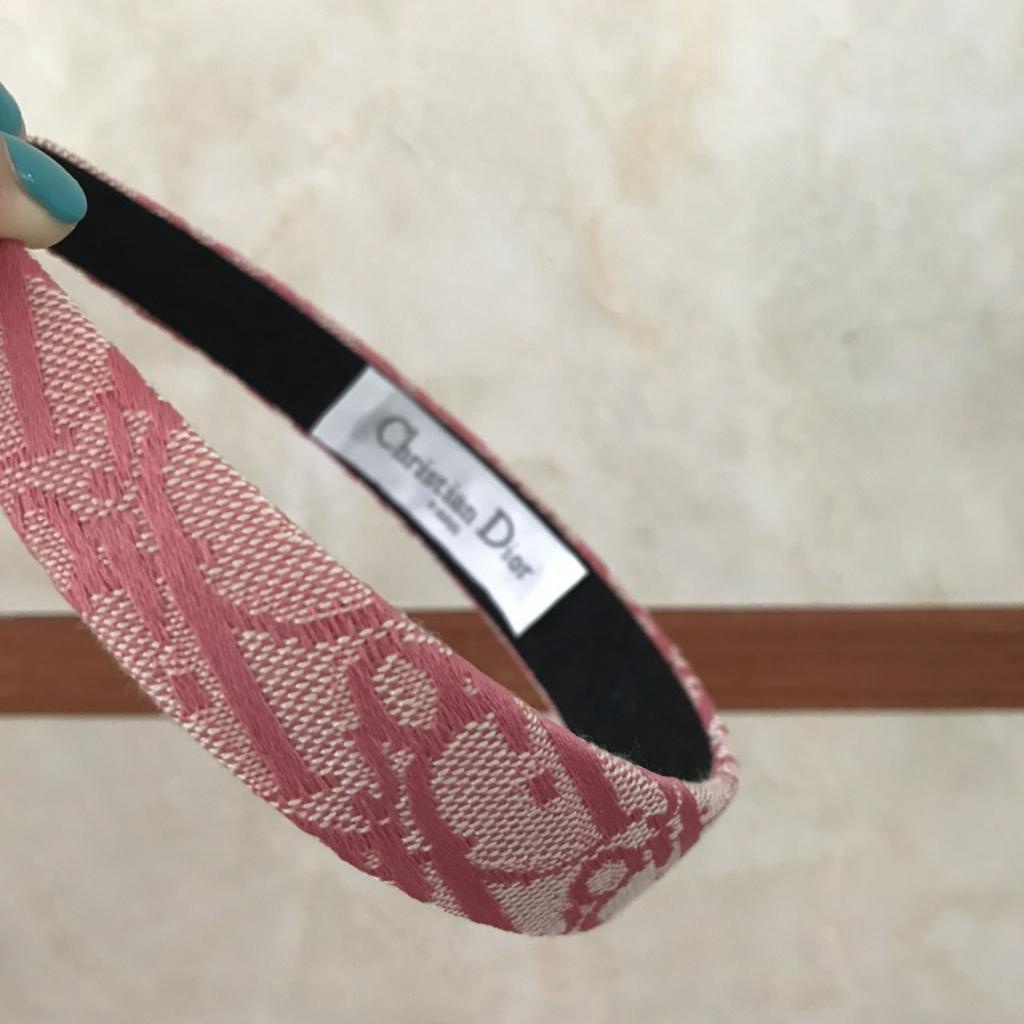 Băng Đô Cài Tóc Chất Liệu Cotton Màu Hồng Xinh Xắn Cho Nữ