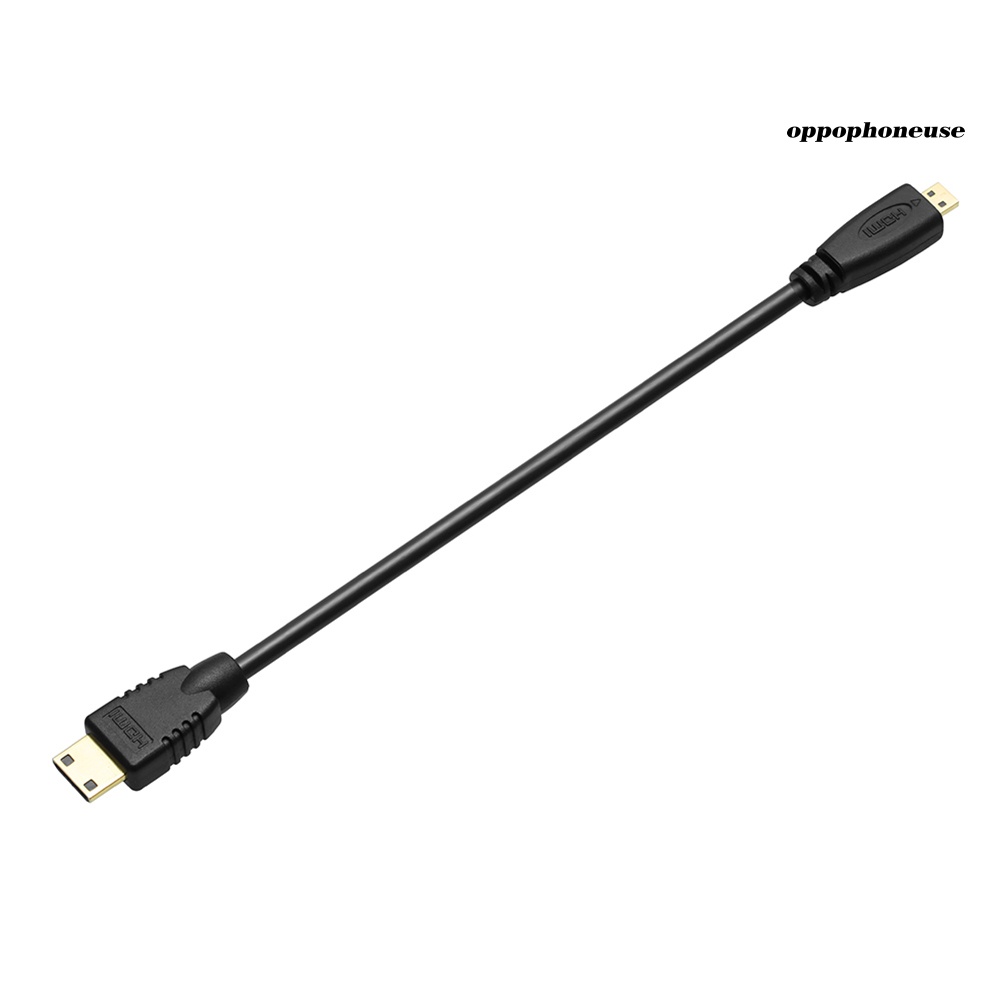 Cáp chuyển đổi 0.3m / 1m / 1.8m HD 1080p Mini sang Micro HDMI cho HDTV