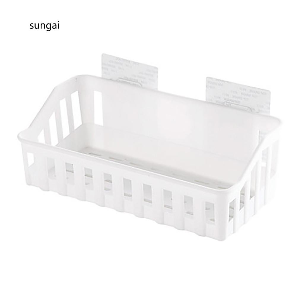 Giá để đồ treo tường nhà tắm làm bằng nhựa PP kích thước 26.5cm x 12cm x 13cm tiện dụng | BigBuy360 - bigbuy360.vn