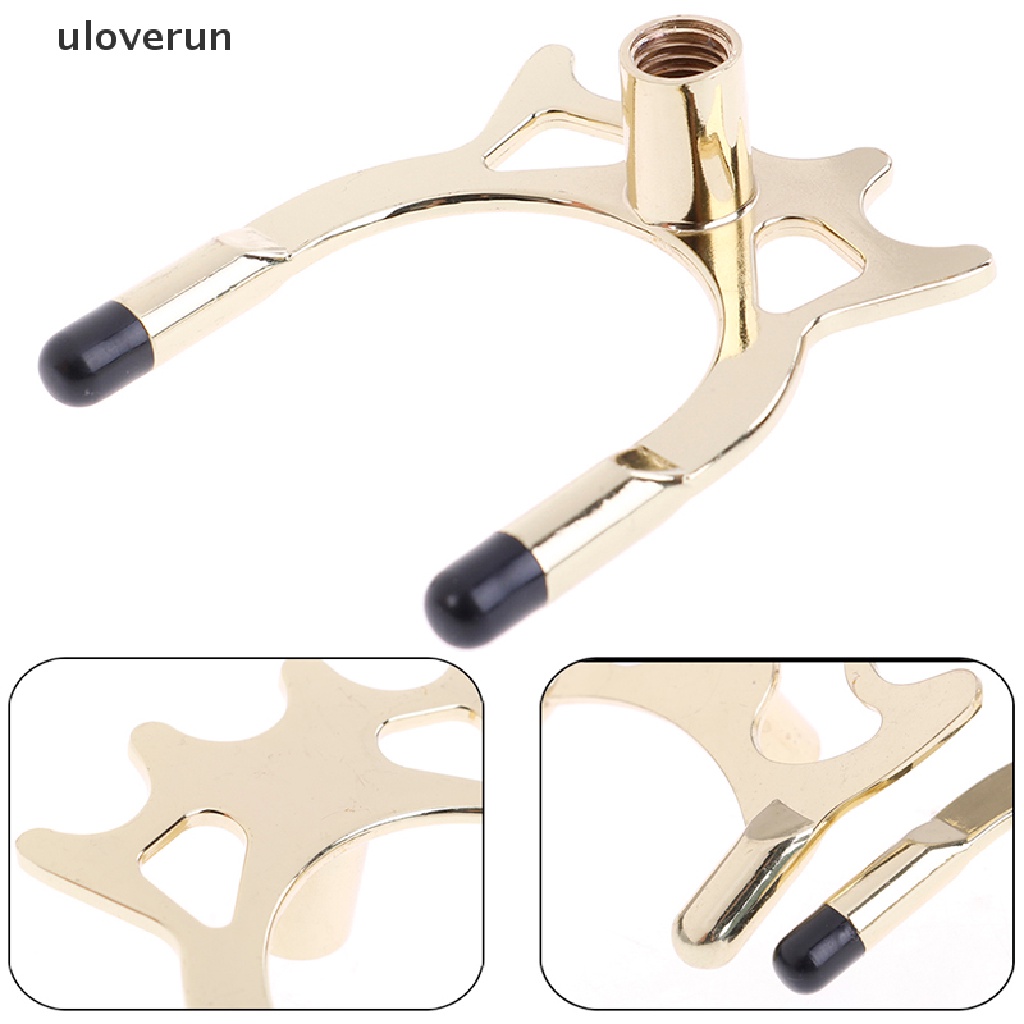 uloverun Copper Stick Frame Billiards Snooker Pool Cue Rest Bridge Head Holder Accessory  vn