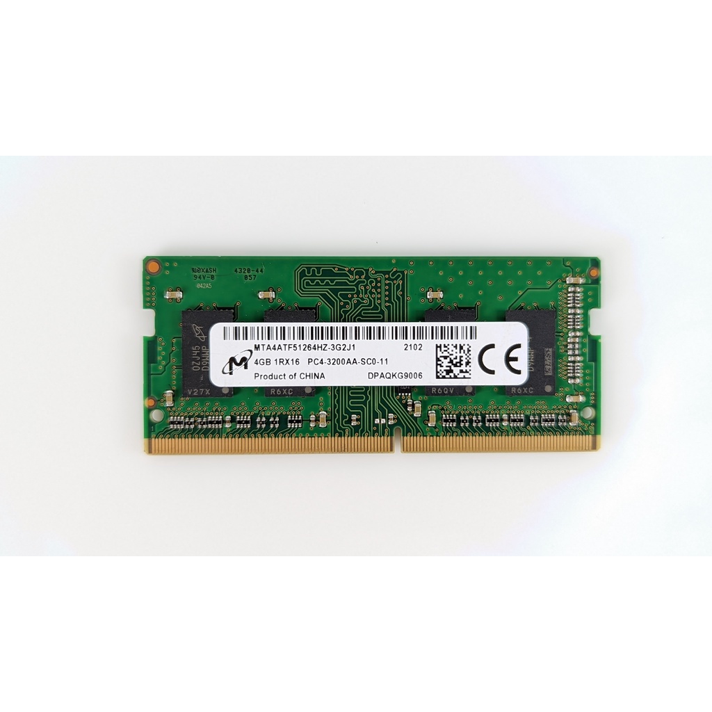 Ram Laptop DDR4 Micron 4GB Bus 3200-Chính hãng mới 100%,Bảo hành 48 tháng 1 Đổi 1