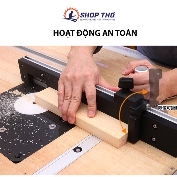 Cữ cắt góc bàn cưa - bàn phay  dùng cho cưa bàn cắt gỗ của hãng WNEW