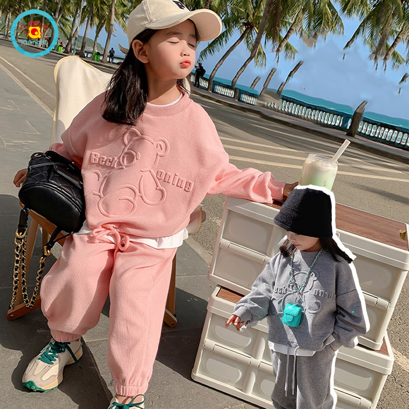 IQ Angel  Set Đồ Thời Trang Xuân Thu Hai Món Phong Cách Mới Cho Bé Gái