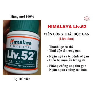 Viên uống Himalaya Liv.52 và Liv.52 DS hỗ trợ thải độc gan