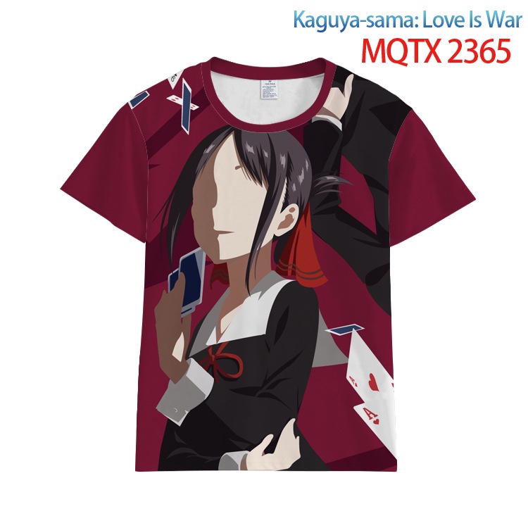 Áo Thun Tay Ngắn In Họa Tiết Anime Miss Kaiya Wants Me Confession Thời Trang Mùa Hè