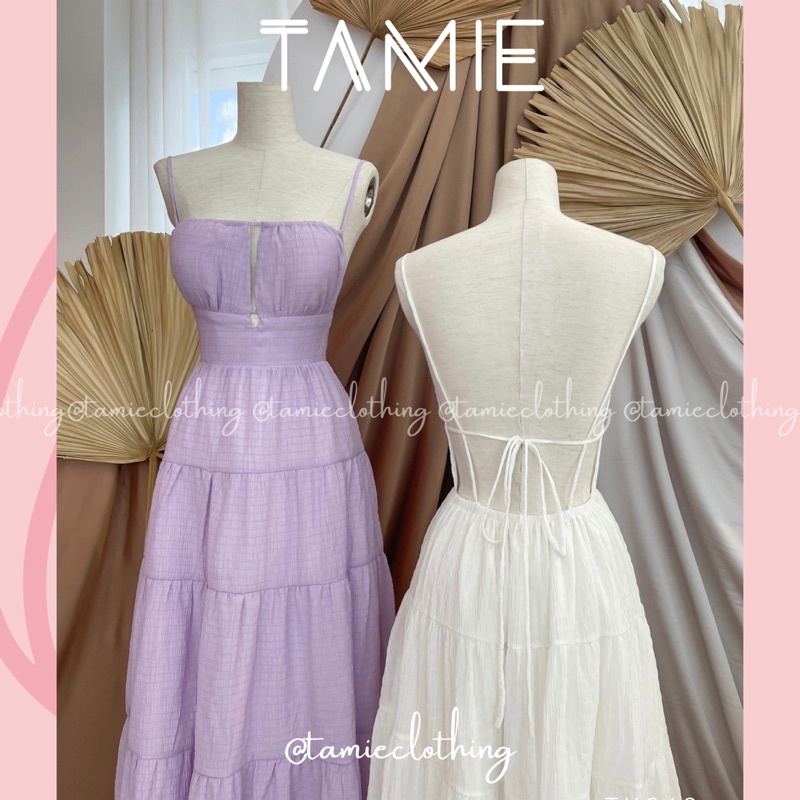 Đầm Maxi Dây mảnh Hở lưng Khoét ngực TAMIEclothing | BigBuy360 - bigbuy360.vn