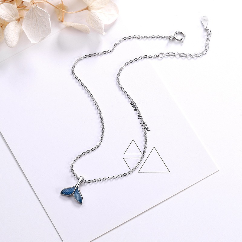 Lắc chân thiết kế hình đuôi nàng tiên cá đính ngọc đơn giản thời trang cho nữ ANTA Jewelry - ATJ3587 | BigBuy360 - bigbuy360.vn
