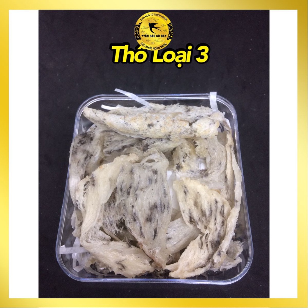 Yến Thô Loại 3 - 100gr + 50gr + Quà Tặng 🍎🍇🍒 _Yến thô nguyên tổ ( Giá Sỉ )