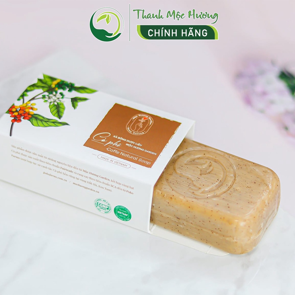 Xà bông thảo mộc dược liệu Thanh Mộc Hương tẩy da chết dưỡng ẩm da 92g