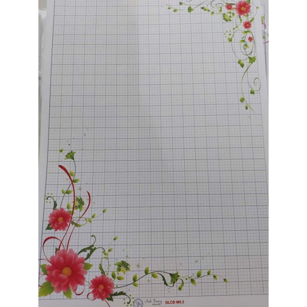 Giấy luyện viết chữ đẹp Ánh Dương