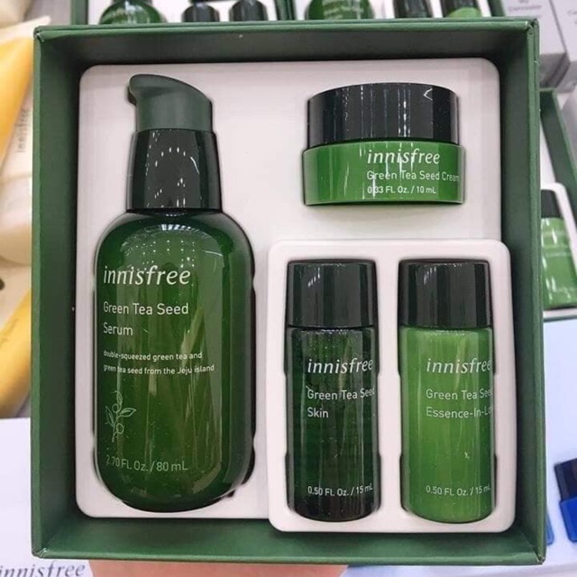 Set serum trà xanh Innisfree MẪU MỚI NHẤT 2019