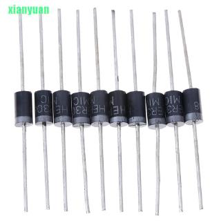 Xy 10 Chiếc HER308 HER 308 Chỉnh Lưu diode Phục Hồi Siêu Nhanh 3A 1000V