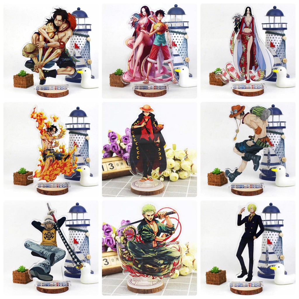 Standee One Piece Đảo Hải Tặc Tượng Acrylic Standee Anime mica trang trí trưng bày mô hình