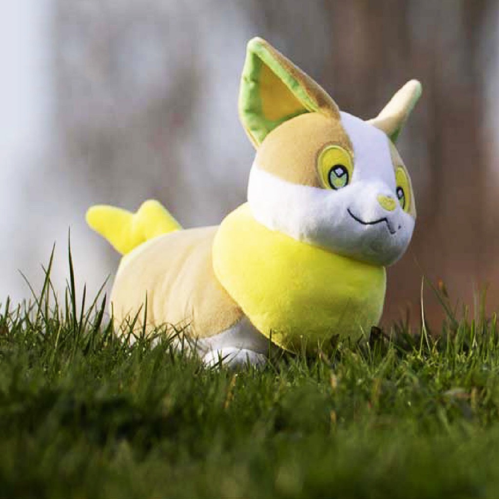 GẤU BÔNG POKEMON CHÓ CORGI WANPACHI  20CM HÀNG CHÍNH HÃNG POKEMON MỚI 100% ĐẸP TỪNG CM