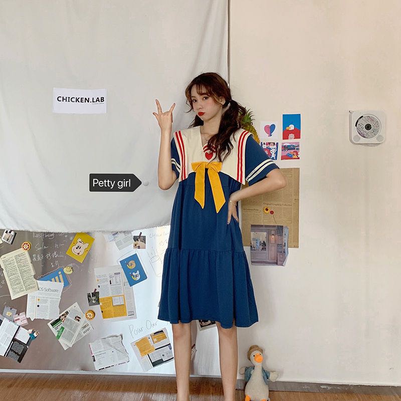 Bộ Đồ Ngủ Dáng Rộng In Hình Thủy Thủ Mặt Trăng Dễ Thương | BigBuy360 - bigbuy360.vn