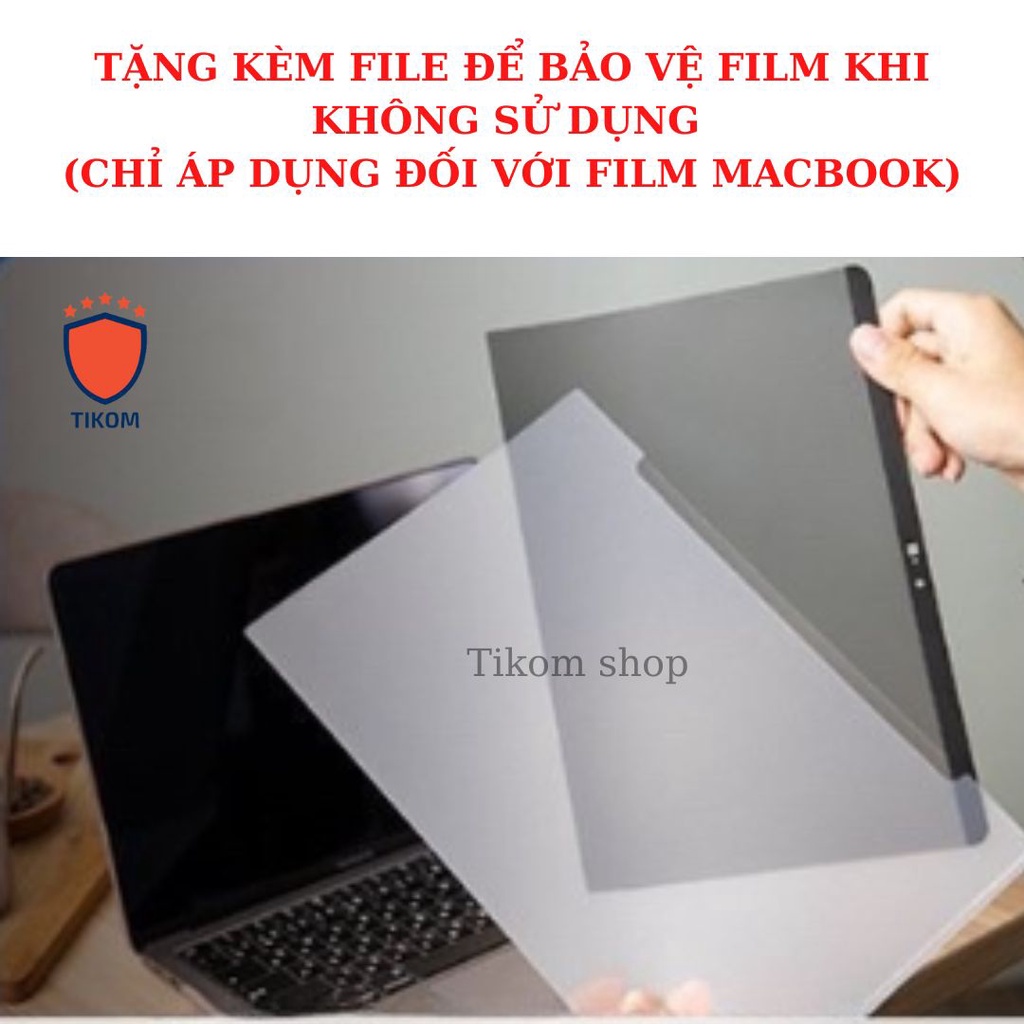 Film chống nhìn trộm cho laptop và macbook bảo vệ riêng tư  – Tikom shop