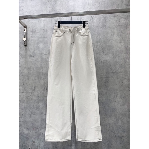 Quần chỉ nổi suông trắng 1281