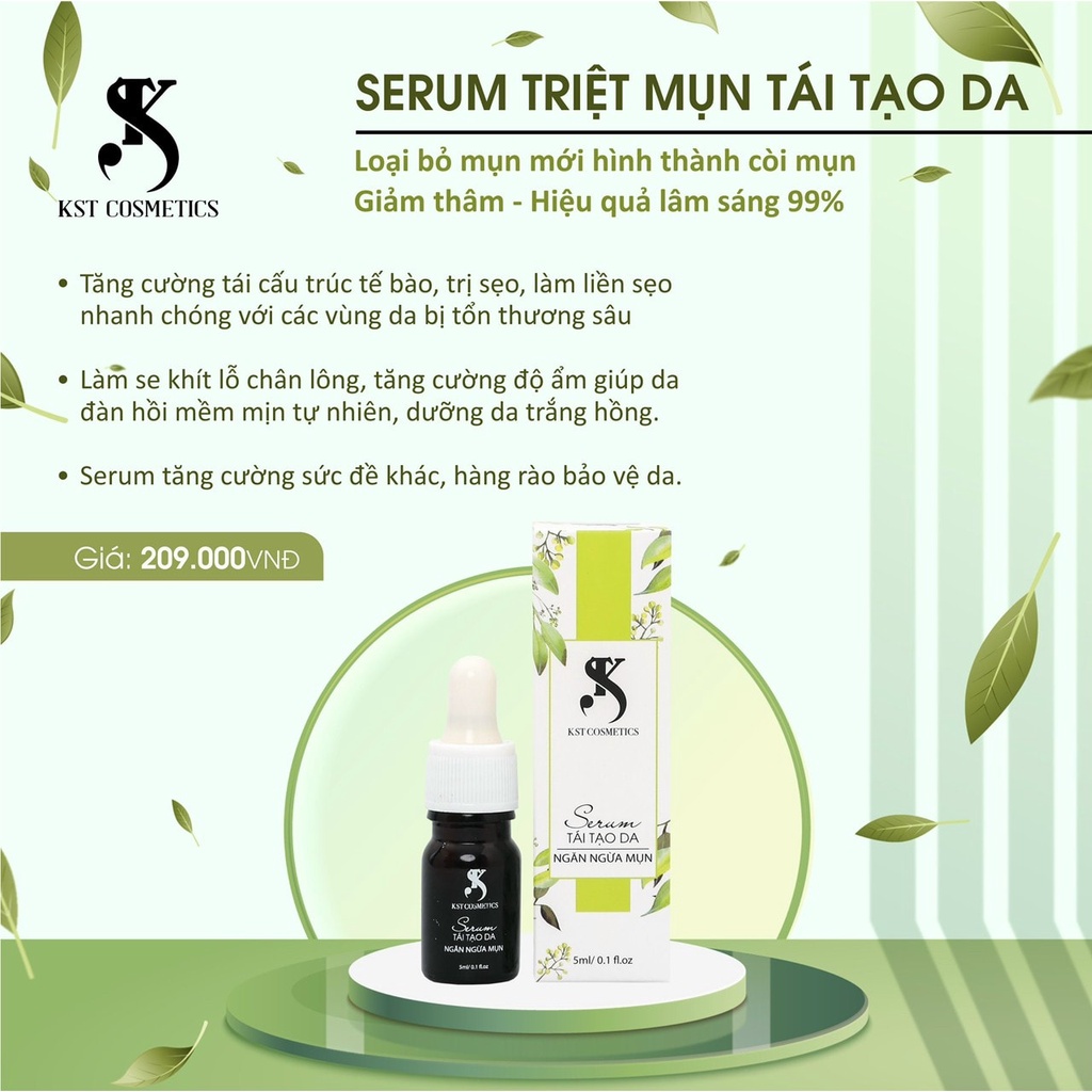 Serum tái tạo da – ngăn ngừa mụn KST