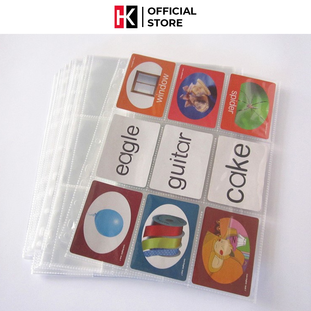 Sheet A4 đựng card, pola, photo card kpop, anime, thẻ bài kích thước 6.7x9.3cm