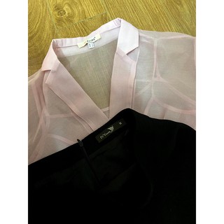 bộ áo elise, chân váy ivy size M